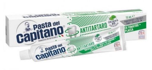 Pasta del Capitano Паста зубная от зубного камня для курящих, паста зубная, 75 мл, 1 шт.