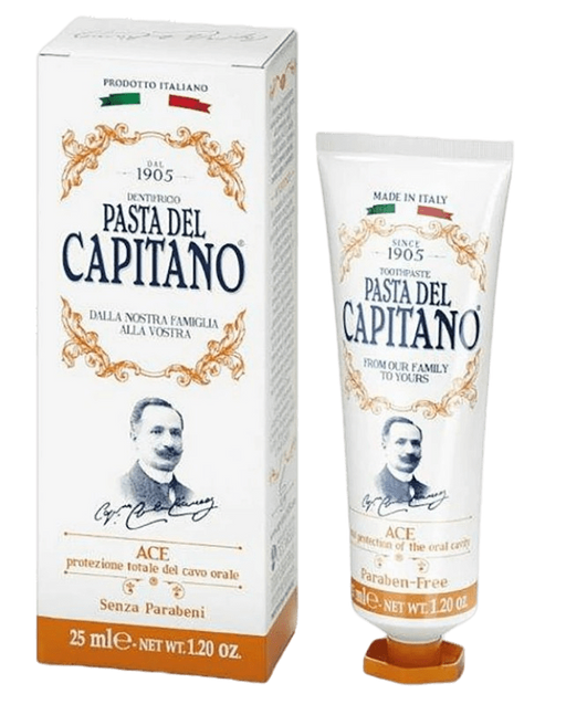 Pasta del Capitano Паста зубная с витаминами А С Е, паста зубная, 75 мл, 1 шт.