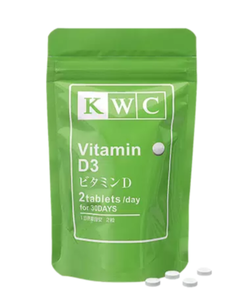 KWC Витамин D3, 600 МЕ, таблетки, 60 шт.